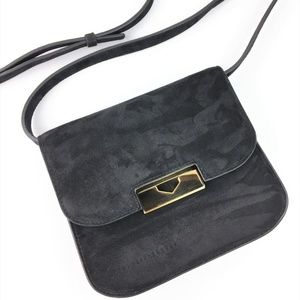 Victoria Beckham Eva Calfskin Suede Crossbody Bag